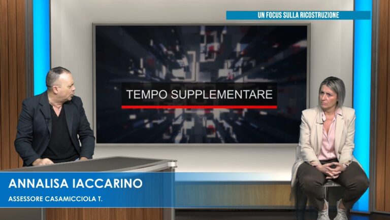 QUESTA SERA ANNALISA IACCARINO OSPITE DI “TEMPO SUPPLEMENTARE”