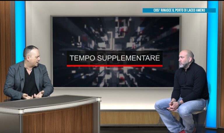 TEMPO SUPPLEMENTARE, FOCUS SUL PORTO DI LACCO (E NON SOLO): STASERA OSPITE GIOVANNI DE SIANO