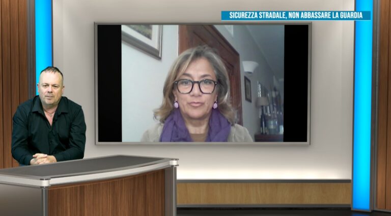 SICUREZZA STRADALE, STASERA ANNA DI SCALA OSPITE DI “TEMPO SUPPLEMENTARE”