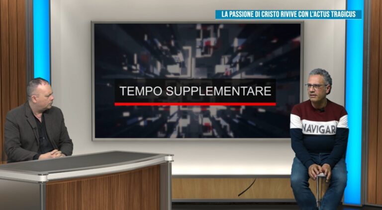 TEMPO SUPPLEMENTARE, CON LUCA PATALANO RIFLETTORI SULLA PASSIONE DI CRISTO 2025