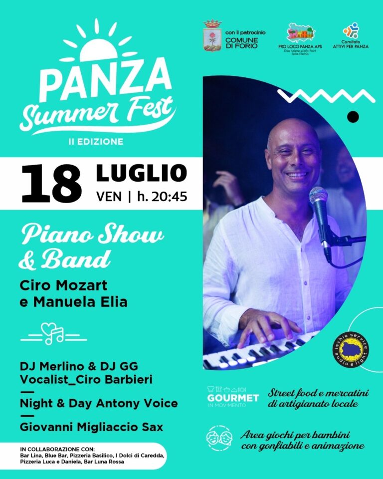 Panza Summer Fest 2025: musica, energia e talento nella serata di venerdì 18 luglio