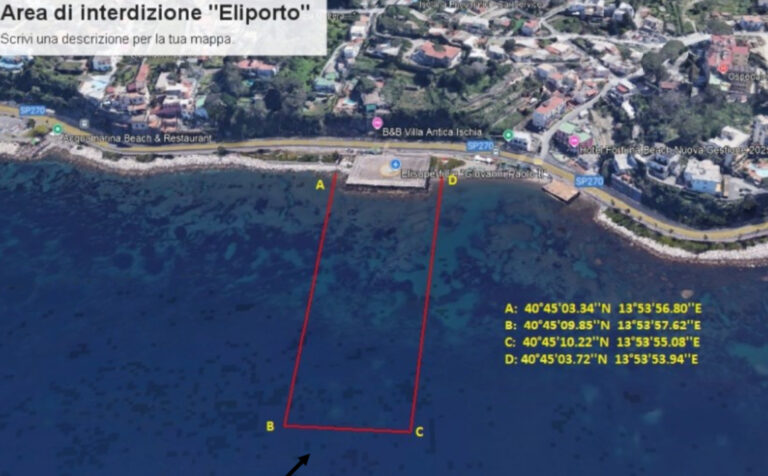 Casamicciola, eliporto interdetto fino al 14 agosto per lavori urgenti