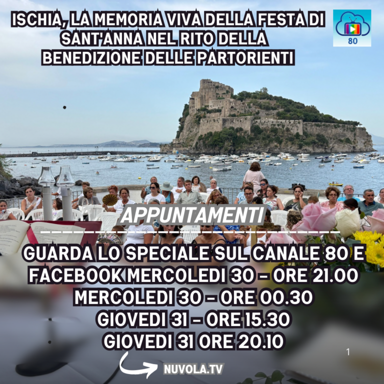 Guarda lo speciale sulla benedizione delle partorienti alla chiesa di Sant’Anna a Cartaromana. Prima visione mercoledì 30 ore 21 