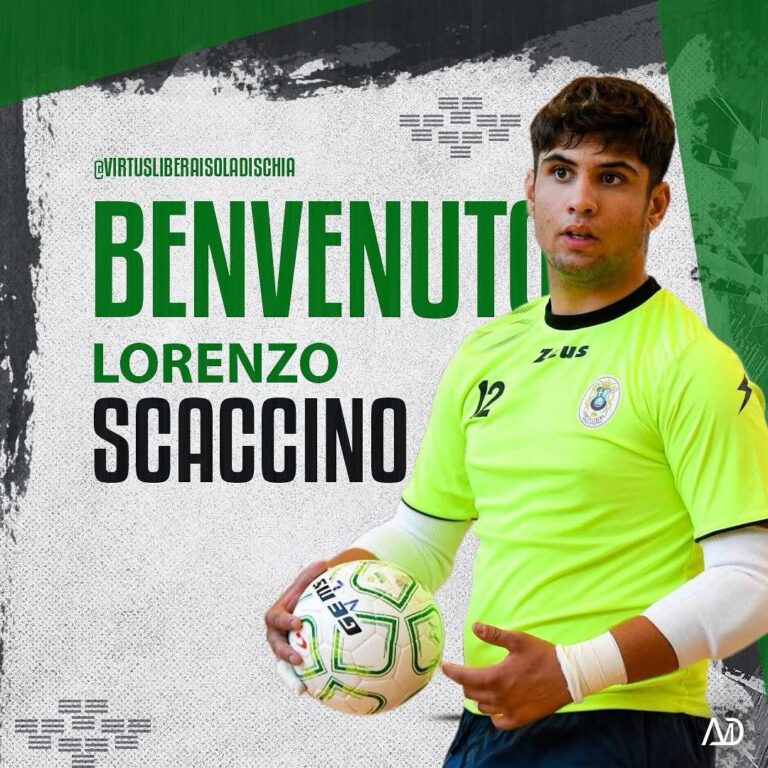 Virtus Libera: Lorenzo Scaccino promosso in prima squadra