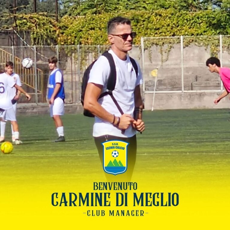 Carmine Di Meglio è il nuovo Club Manager dell’SSD Ischia Calcio