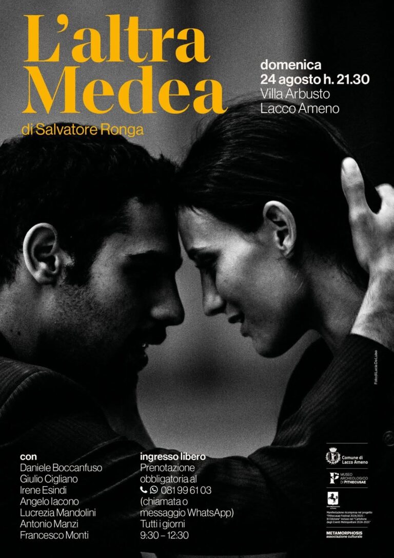 “L’altra Medea” in scena a Villa Arbusto: mito e contemporaneità si incontrano sotto le stelle