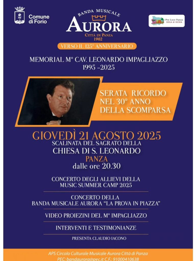 La Banda Musicale Città di Aurora celebra il Maestro Leonardo Impagliazzo: una serata di musica e memoria