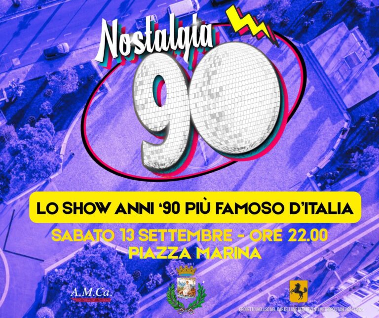 Casamicciola si accende con “Nostalgia 90”: il grande show dance per salutare l’estate 2025