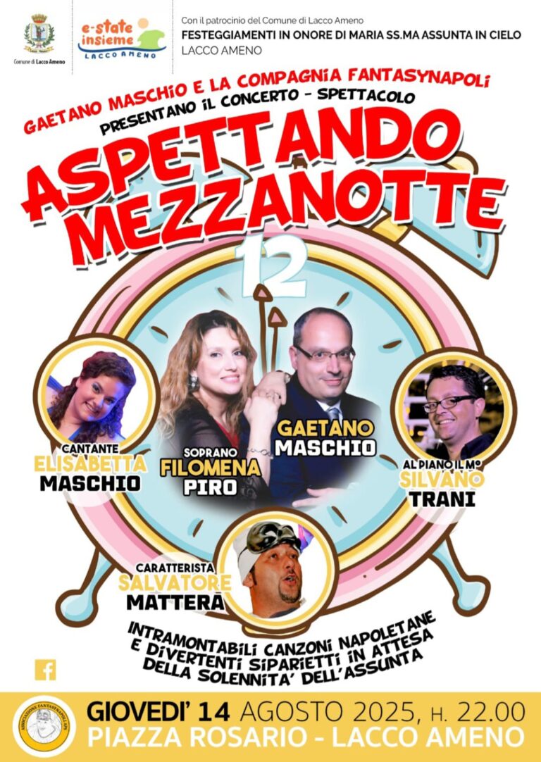 “Aspettando Mezzanotte”: musica e tradizione in Piazza Rosario con Gaetano Maschio e Fantasynapoli