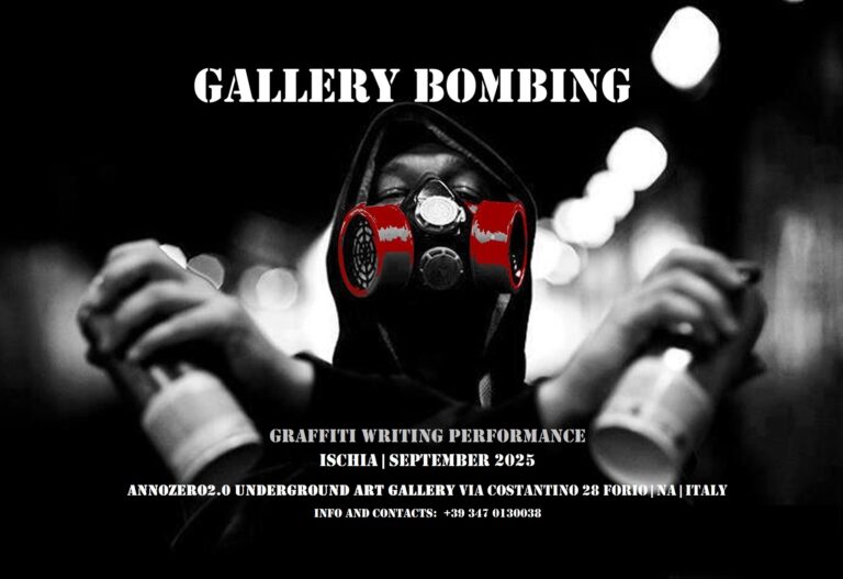 Gallery Bombing: a Forio la prima performance mondiale di graffiti writing dal vivo