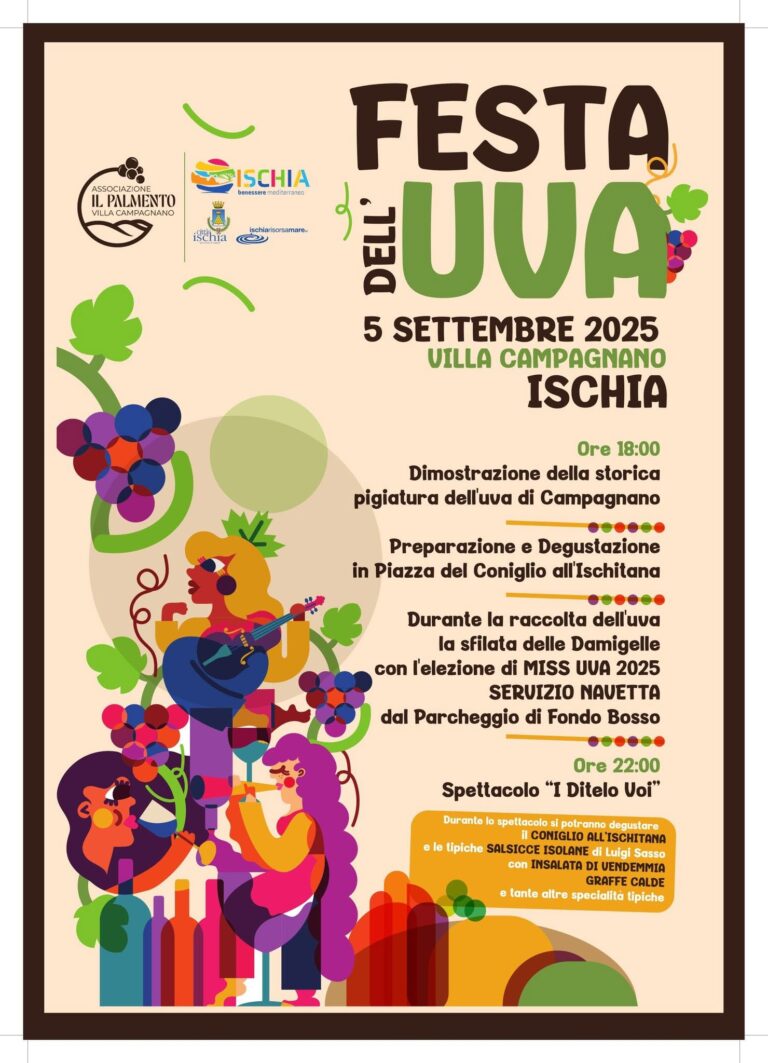 Campagnano celebra la tradizione: il 5 settembre torna la Festa dell’Uva