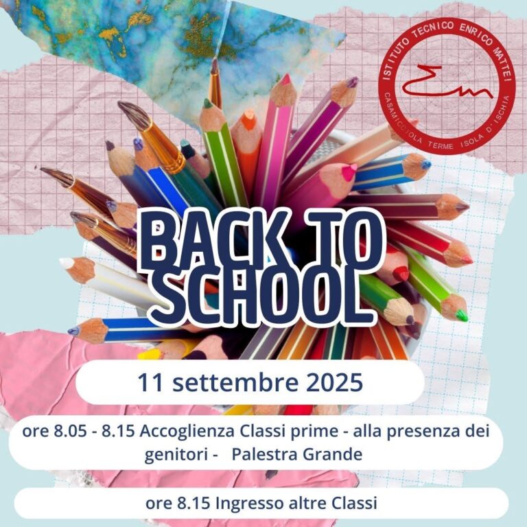 Prima Campanella al Mattei l’11 settembre con la nuova dirigente Rosaria Scotti