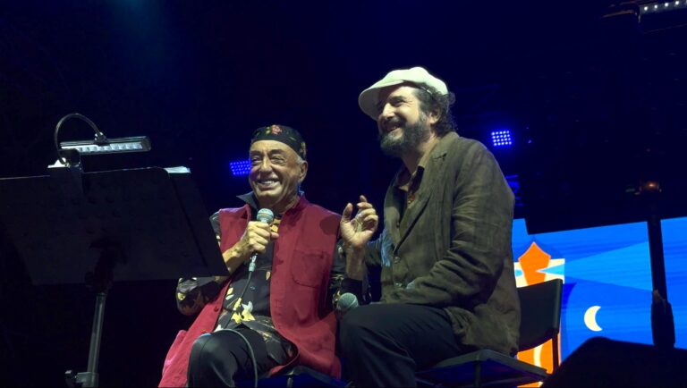 Lacco Ameno, Peppe Barra con Vinicio Capossela in ‘Sirene, Santi e Guarracini’