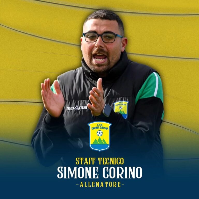 Simone Corino torna sulla panchina dell’Ischia Calcio