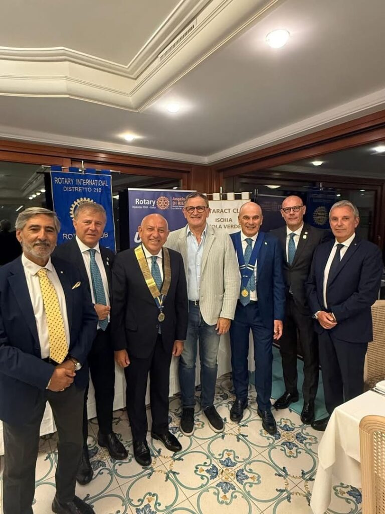 Visita del Governatore al Rotary Club Isola d’Ischia: Una Serata di Entusiasmo e Condivisione