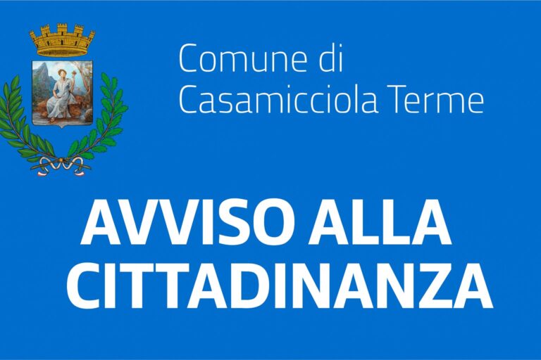 Allerta meteo arancione, l’avviso alla cittadinanza del Comune di Casamicciola Terme