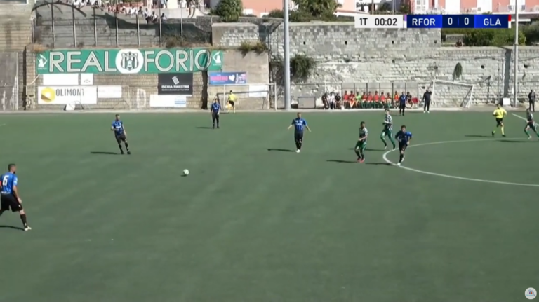 REAL FORIO, VITTORIA IN RIMONTA: GLADIATOR SCONFITTO 3-2