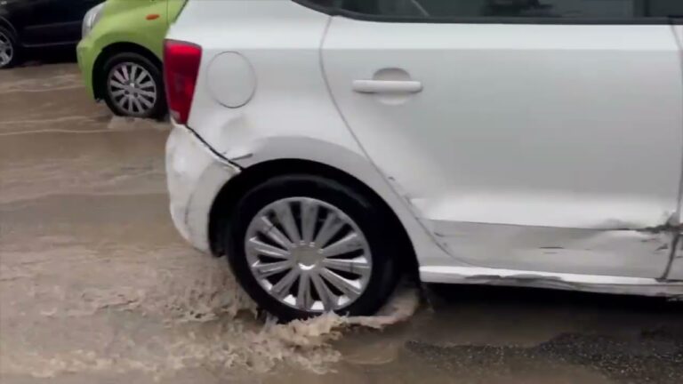 VIOLENTA BOMBA D’ACQUA, L’ISOLA IN GINOCCHIO