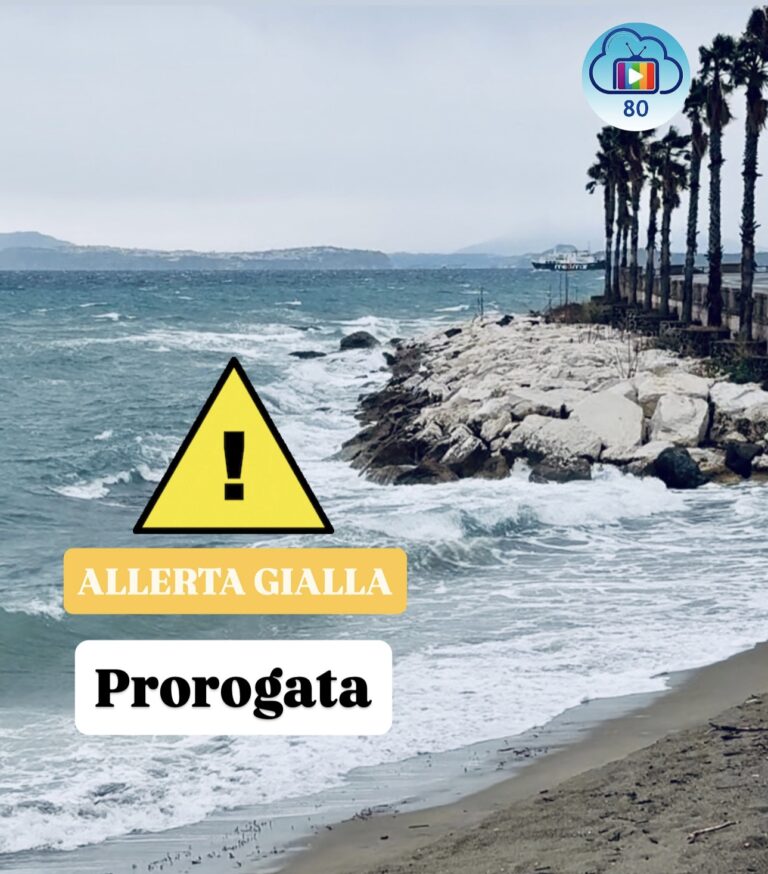 MALTEMPO IN CAMPANIA, TEMPORALI IN RAPIDA ESTENSIONE: PROROGA ALLERTA METEO 