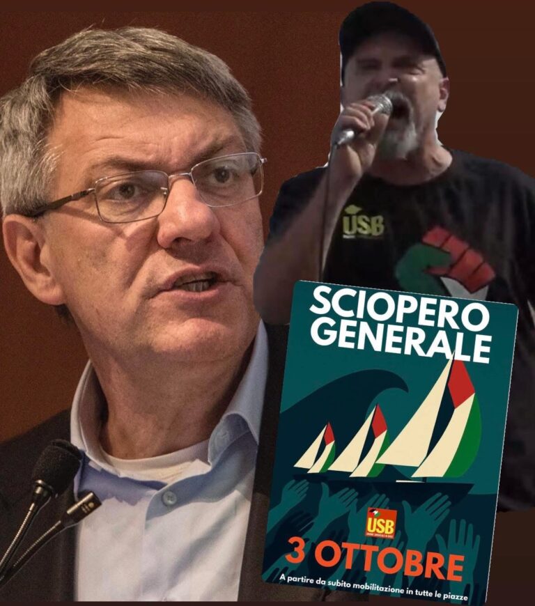 Venerdì 3 ottobre sciopero generale Cgil in difesa di Flotilla, dei valori costituzionali e per Gaza