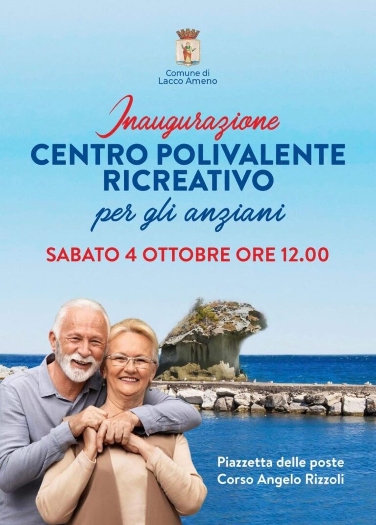Lacco Ameno presenta il nuovo Centro per Anziani: un gesto di gratitudine verso le radici della comunità