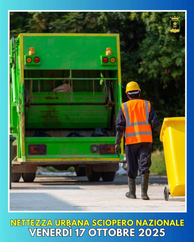 Sciopero Nazionale dell’Igiene Ambientale il 17 Ottobre, il Comune di Forio invita alla collaborazione
