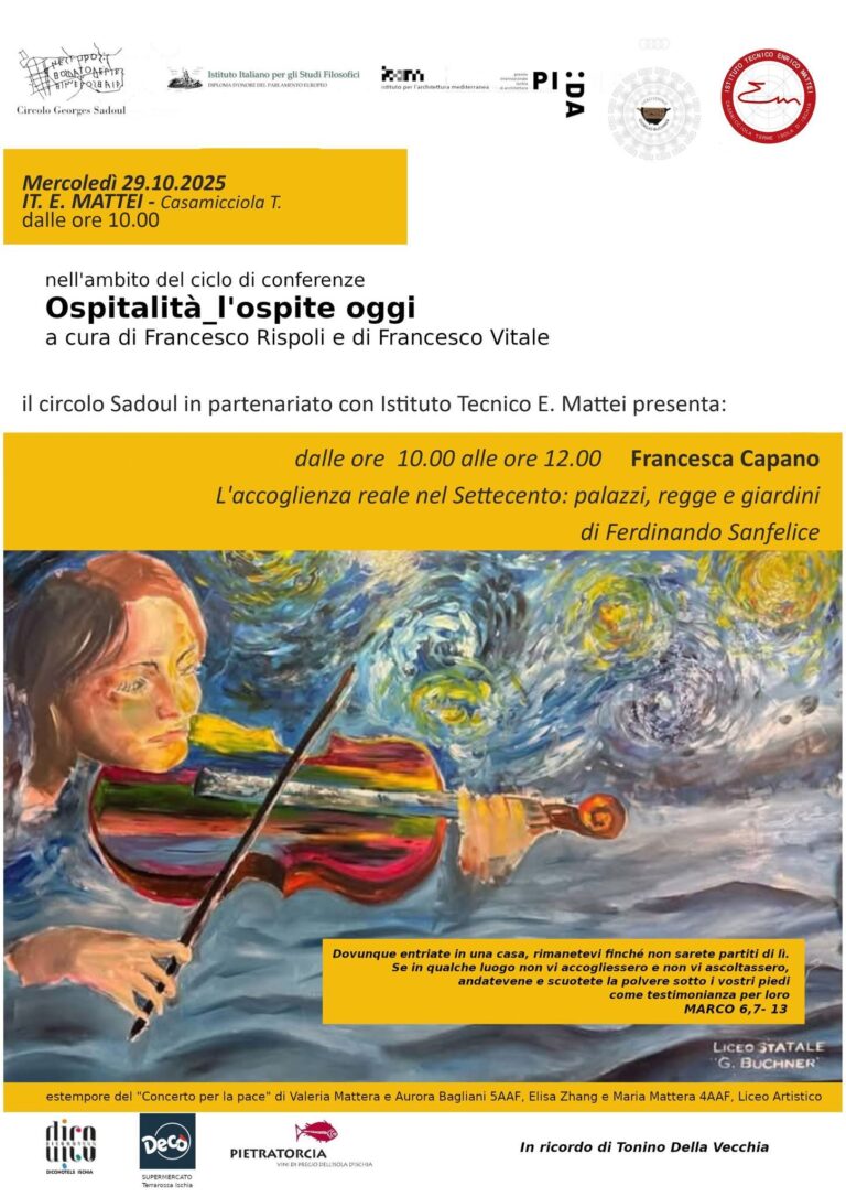 Al Mattei di Casamicciola si riflette sull’ospitalità: tra regge settecentesche e accoglienza contemporanea