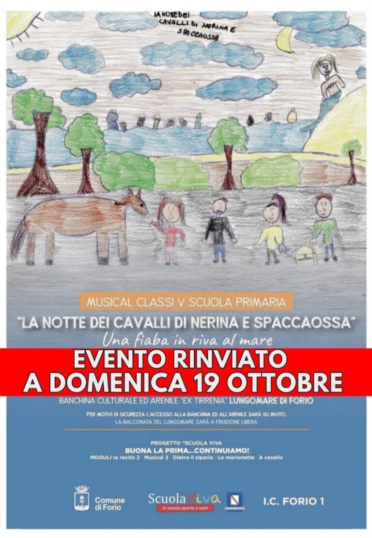 Rinviato lo spettacolo “La notte dei cavalli di Nerina e Spaccaossa