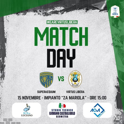 Diretta SUPERAEQUUM VS VIRTUS