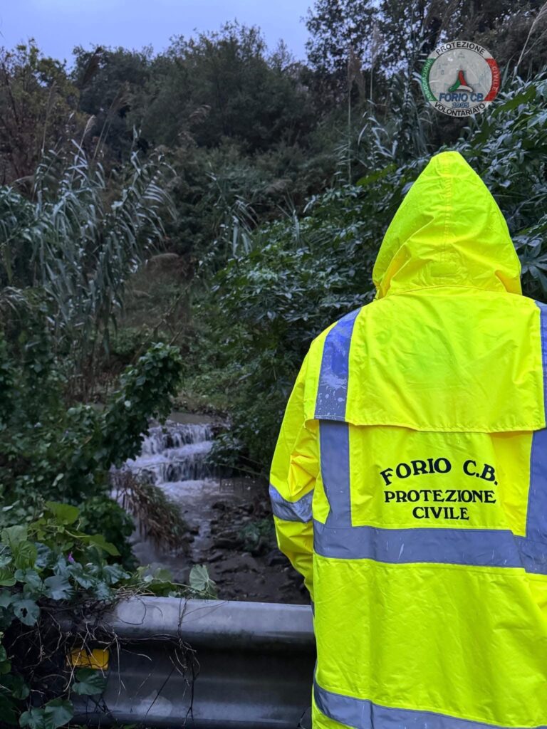 Ischia, Allerta Meteo: la Forio CB manda squadre in monitoraggio, nessuna criticità registrata