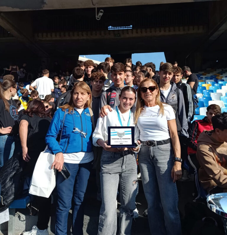 Il Mattei conquista il podio alla Maratona al Maradona: terzo posto su 27 scuole partecipanti