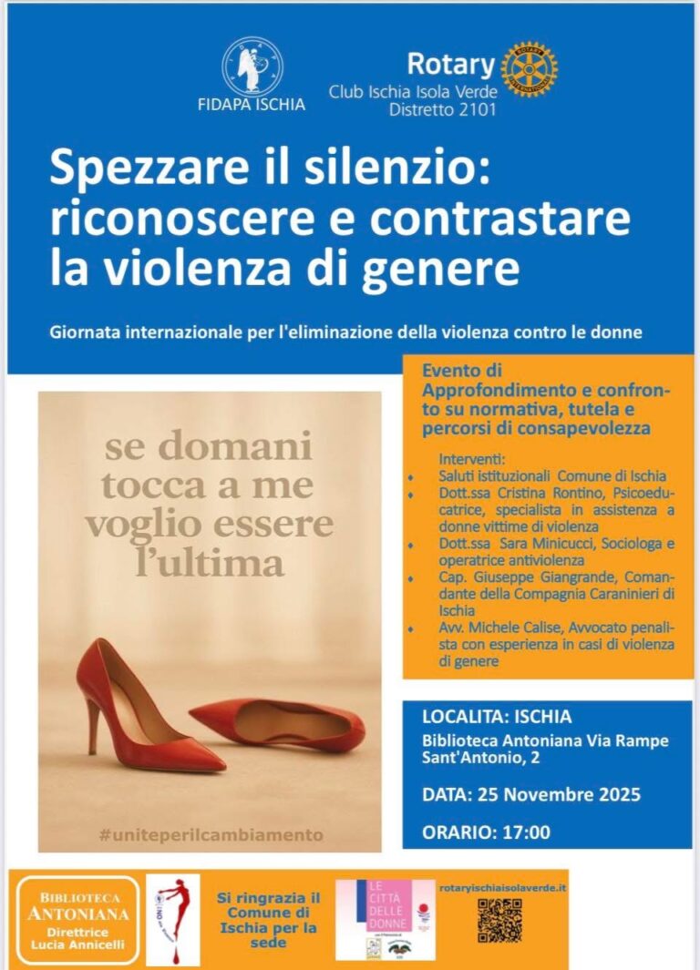 Spezzare il silenzio: Ischia si mobilita contro la violenza di genere