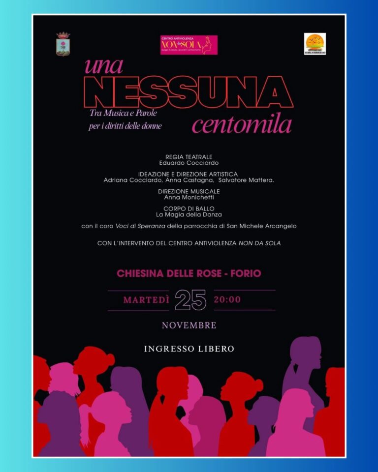 Forio, Una. Nessuna. Centomila – Tra Musica e Parole per i diritti delle donne