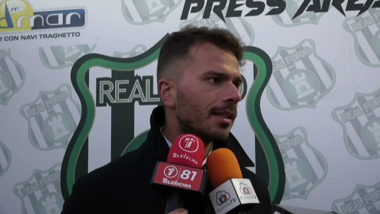 REAL FORIO VS ERCOLANESE (1-0) LE PAROLE DEL DS PISANI