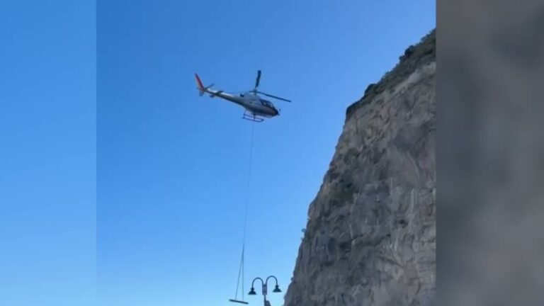 SANT’ANGELO: AL VIA LA MESSA IN SICUREZZA DEL COSTONE DELLA TORRE
