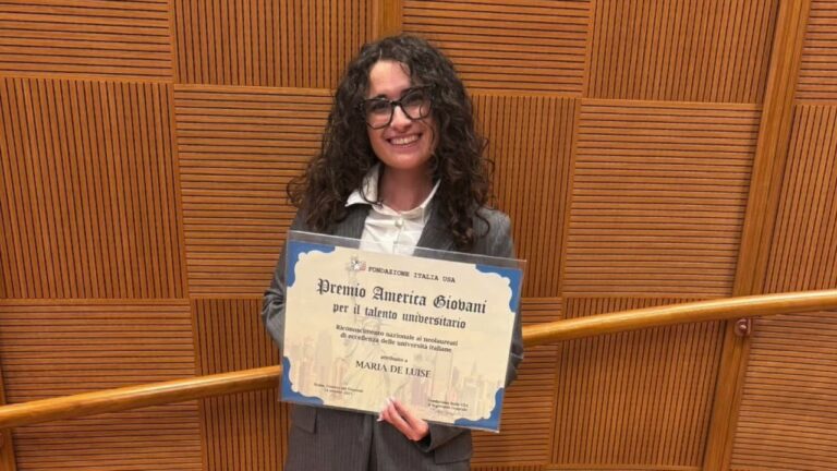 MARIA DE LUISE: FELICISSIMA PER IL PREMIO ALLA CAMERA DEI DEPUTATI 