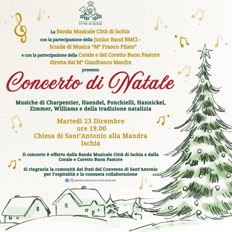 Ischia celebra il Natale con musica e tradizione: il Concerto di Natale alla Chiesa di Sant’Antonio