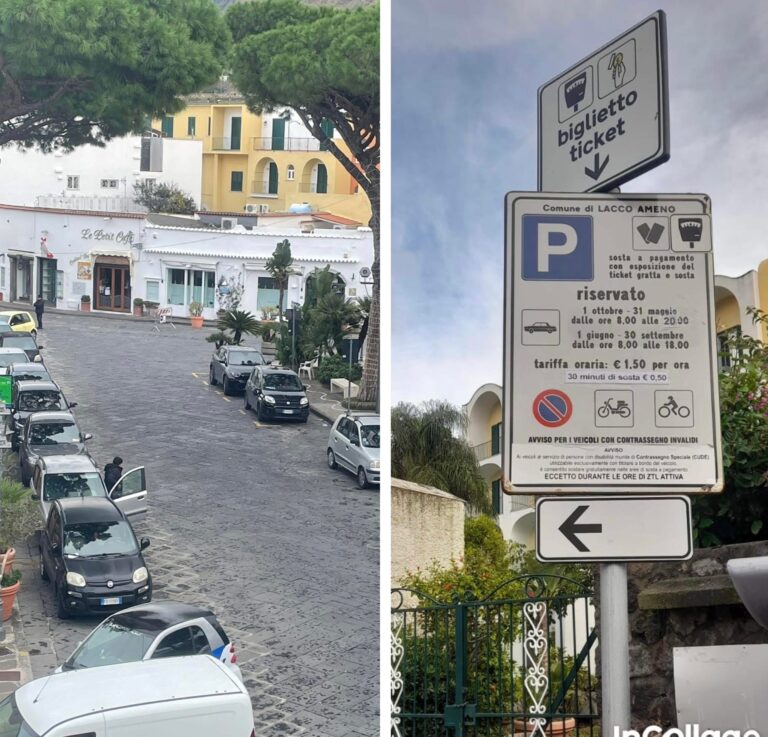 Lacco Ameno, sosta agevolata per le festività natalizie: tariffe ridotte in centro fino all’11 gennaio