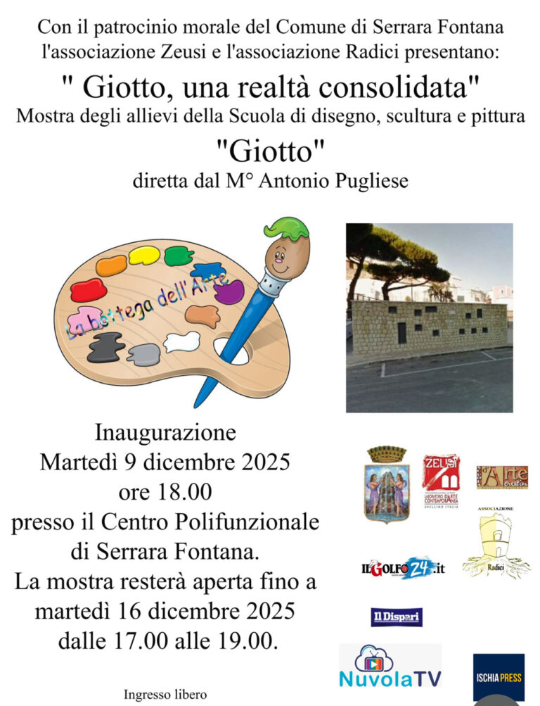 “Giotto”, il sogno che diventa arte: a Fontana la mostra degli allievi di pittura con il M° Antonio Pugliese