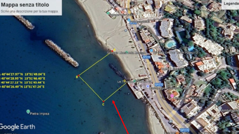 Ripristino delle scogliere a Forio: ordinanza della Capitaneria di Porto di Ischia