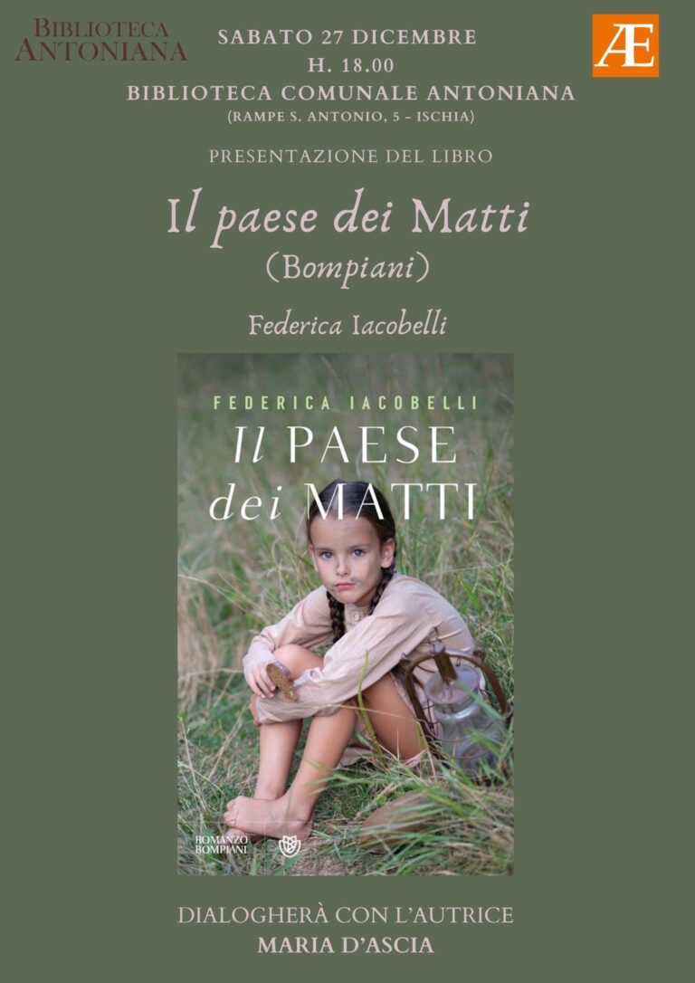 Nel cuore del castello dei matti. Incontro con Federica Iacobelli alla Biblioteca Antoniana di Ischia