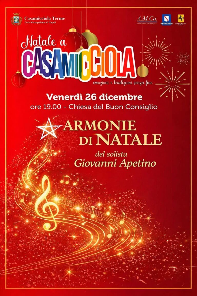 Santo Stefano a Casamicciola con “Armonie di Natale”: un concerto per celebrare le feste