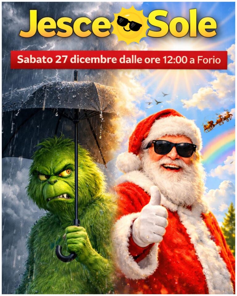 JESCE SOLE! Il 27 dicembre Forio accende la festa