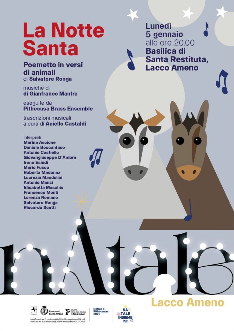 LA NOTTE SANTA’, A LACCO AMENO LA CANTATA DEGLI ANIMALI CHE PARLANO 