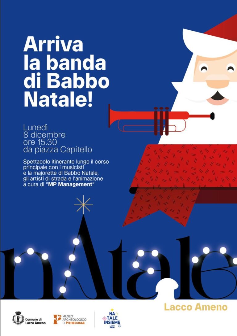 Lacco Ameno si prepara alla magia dell’Immacolata: arriva la Banda di Babbo Natale