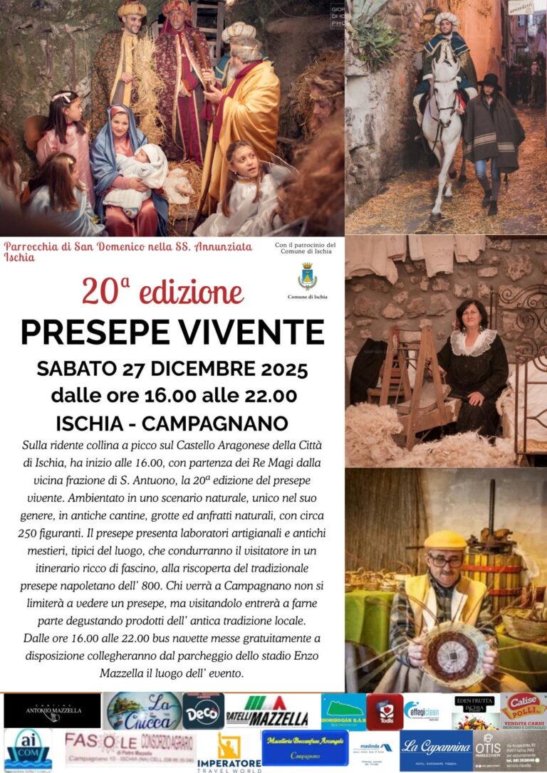 A Campagnano la 20ª edizione del Presepe Vivente: un viaggio nel cuore della tradizione