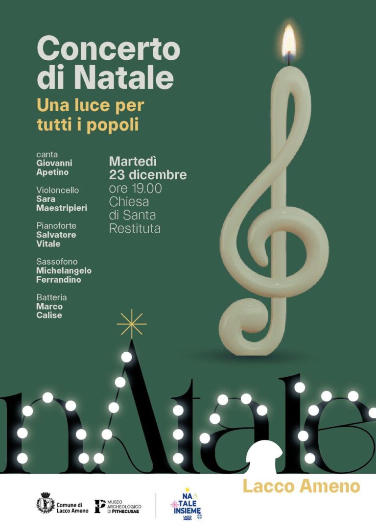 “Una luce per tutti i popoli”: questa sera Concerto di Natale nella Chiesa di Santa Restituta