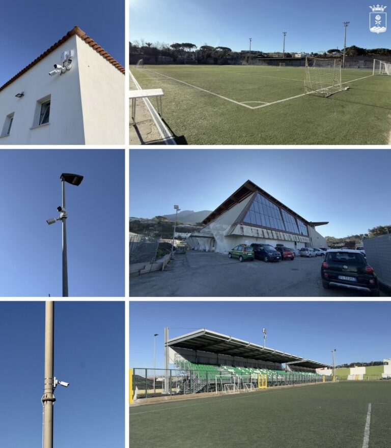 Forio: completata la Video sorveglianza negli impianti sportivi comunali