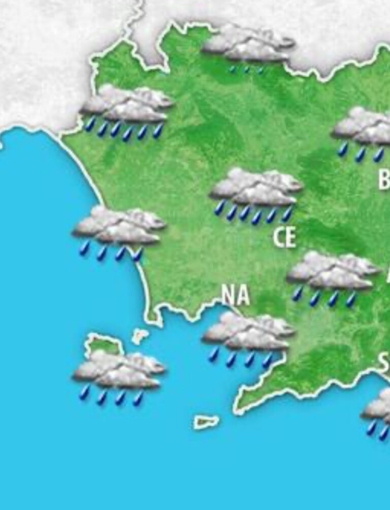 Vento protagonista a Ischia, piogge in calo dal pomeriggio