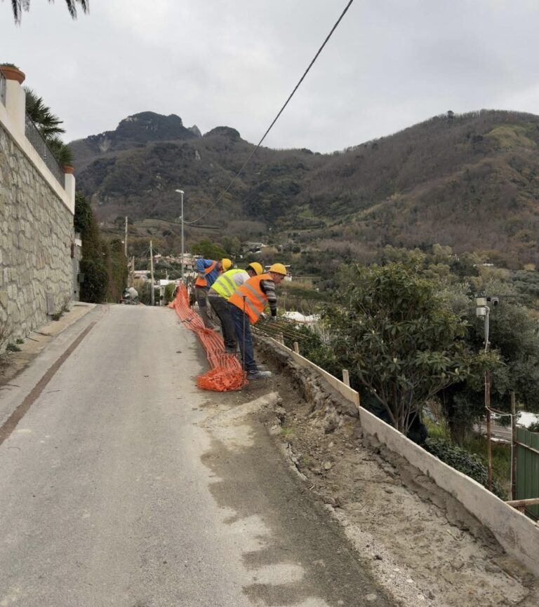Forio, al via i lavori di messa in sicurezza in Vico Sant’Aniello